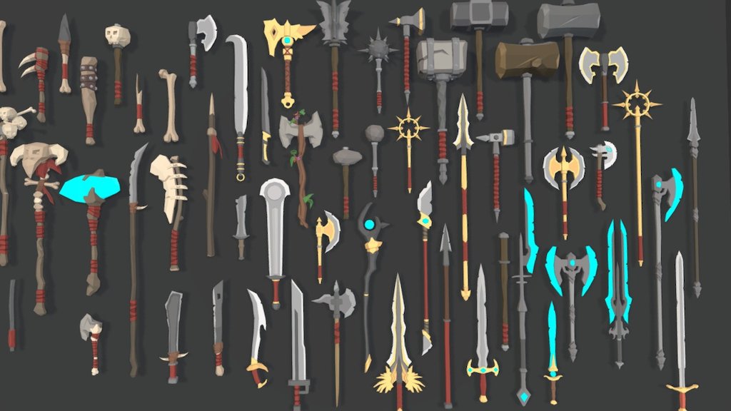 polygon dungeon weapons.thumb