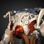 Power Armor from Fallout. Model Frame