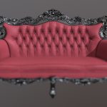 Red sofa