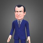 Richard Nixon caricature