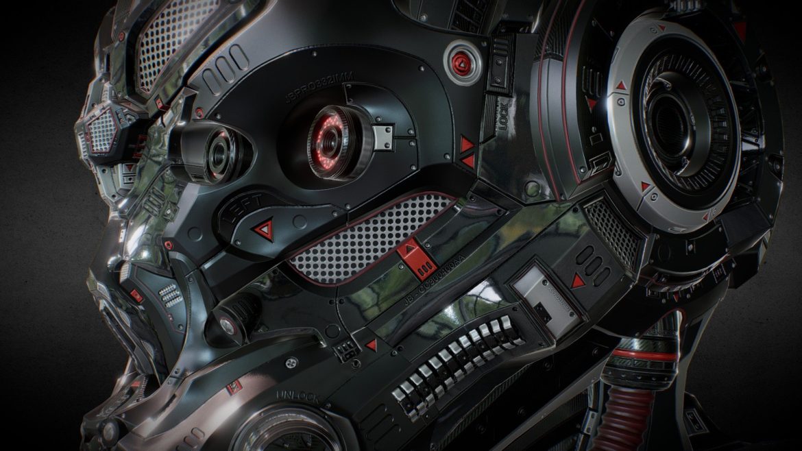 sci fi helmet red devil jonathan benainous.thumb 1