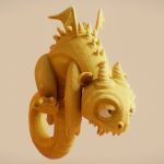 Sculpt january day #26 – Dragon