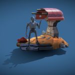 Star Wars Rogue One – K2SO Hand Painted