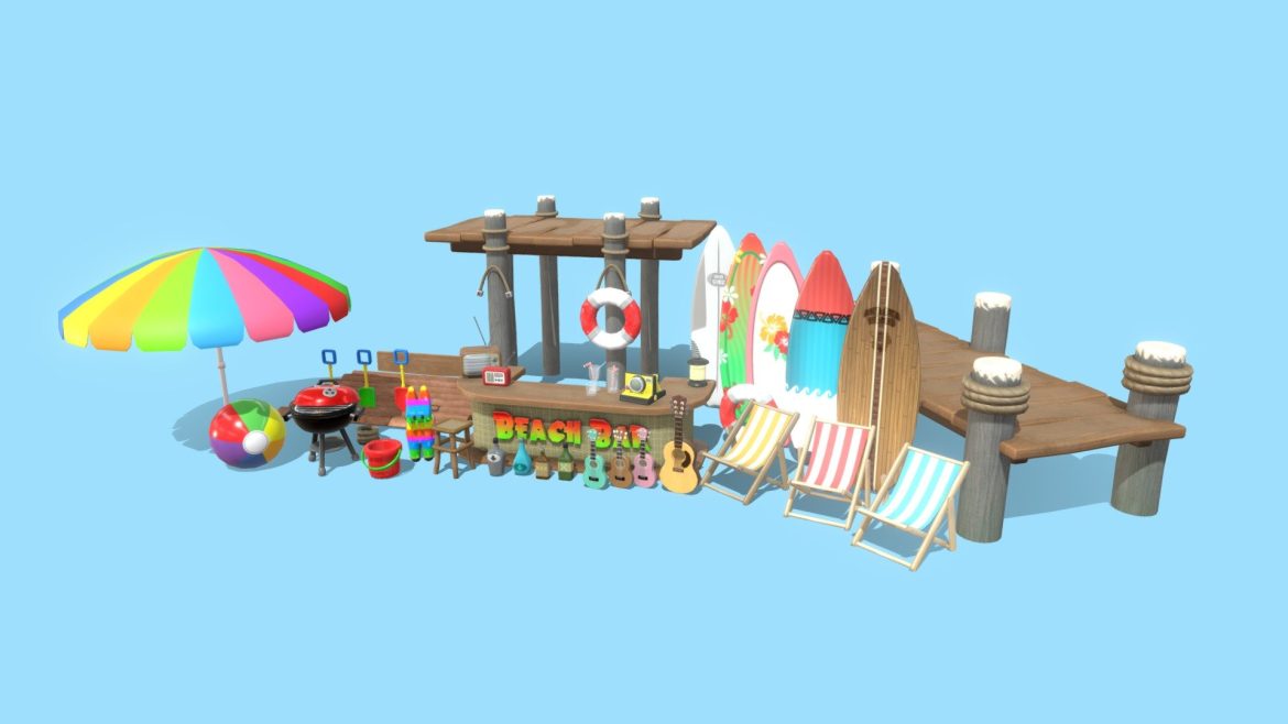 stylized beach asset pack.thumb