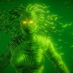 Tilt Brush:”Halloween Horror Maze” center figure