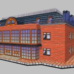 Toon Textured Apartment Building