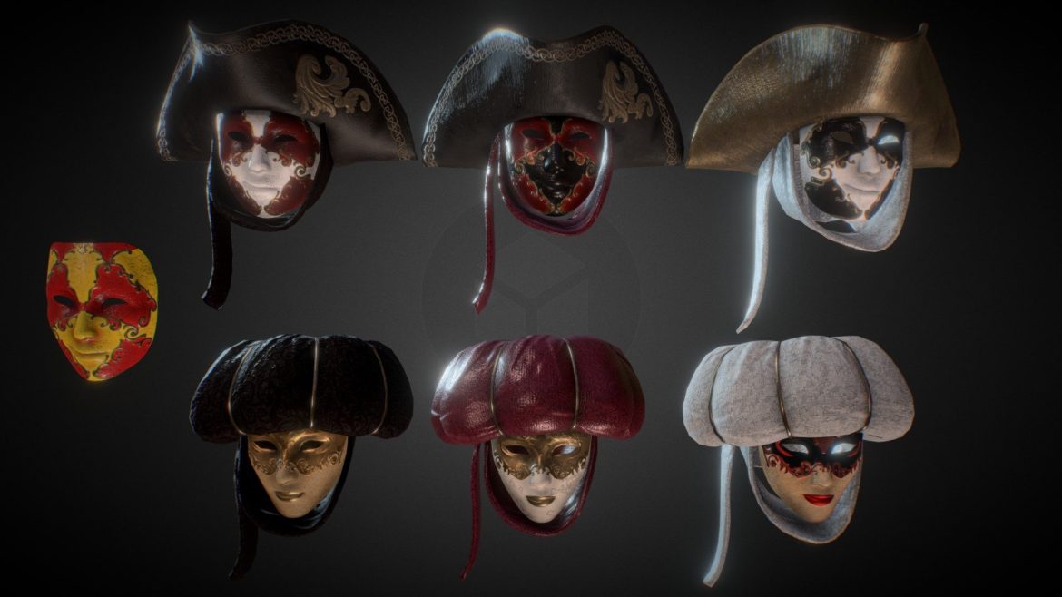 venezian masks collection.thumb