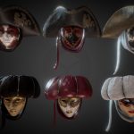 Venezian masks collection