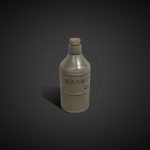 Vintage Bottle Clay 01
