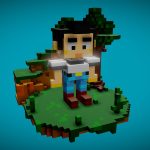 Voxel Young boy