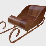 Wooden sledding