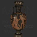 Ánfora con el rapto de Casandra