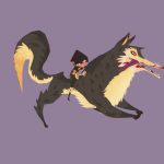 Arya and Nymeria Run Cycle [Animation]