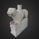 Column-bearing lion (S) – Parma Cathedral, Italy