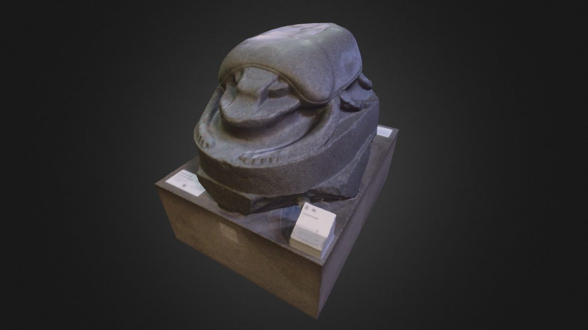 giant sculpture of a scarab beetle.thumb