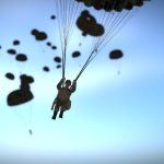 laché de parachutistes