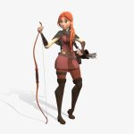 Lady Marion Stylized Character