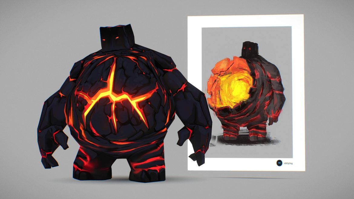 lava character in blender.thumb