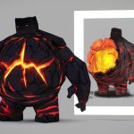 LAVA character in Blender