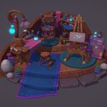 Night Elf Art Room