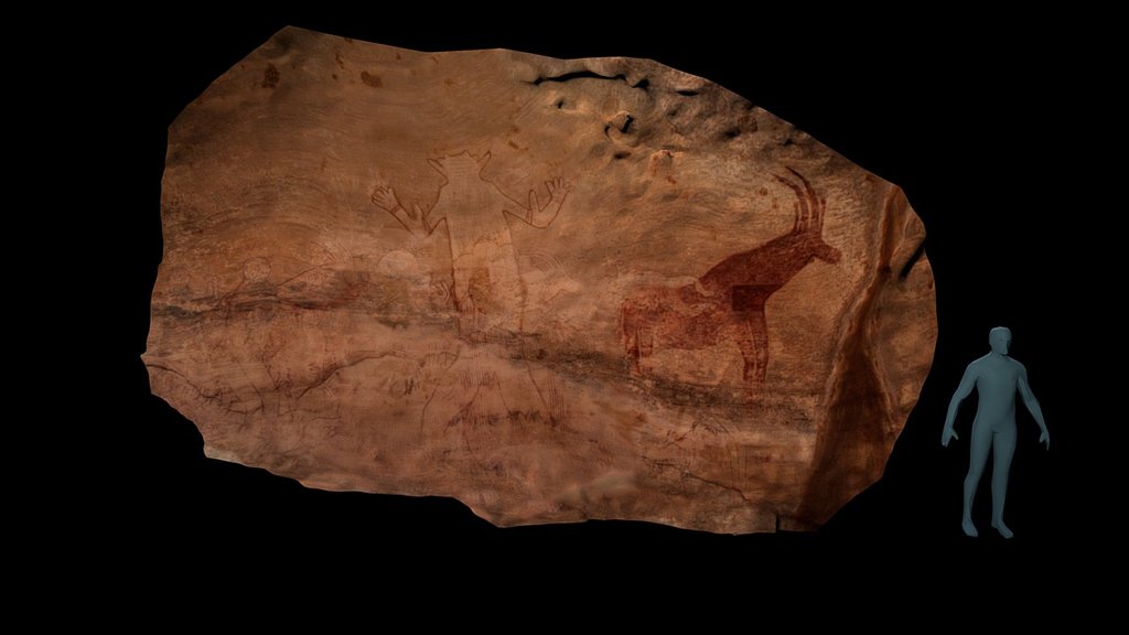 painted panel tassili najjer algeria.thumb 1