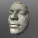 Plaster face cast of Scott Birch