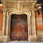 Portada barroca Palacio Santoña S.XVIII Madrid