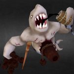 Shark-Pirate Posed: Cannoneer Tigrinus G. Tooth