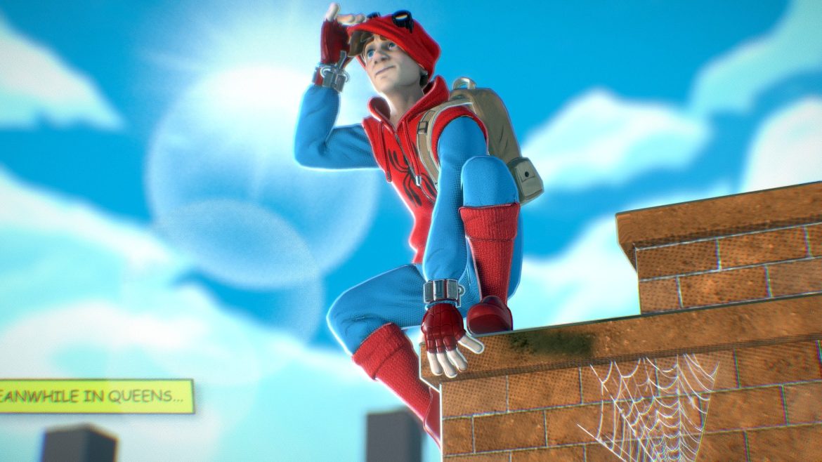 stylized homecoming spider man.thumb 1