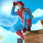 Stylized Homecoming Spider-man