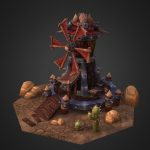 Windmill of thousand spikes