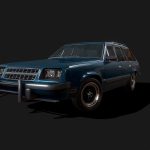 ’80s Generic USA Station wagon – Low poly model