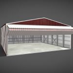 Airplane Hangar 3D Model