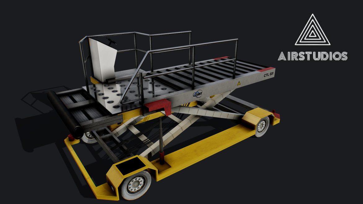 airport luggage transport truck.thumb