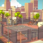 🏀Basketball playground game asset lowpoly city