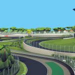 Cartoon Race Track Interlagos