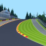Cartoon Race Track Spa