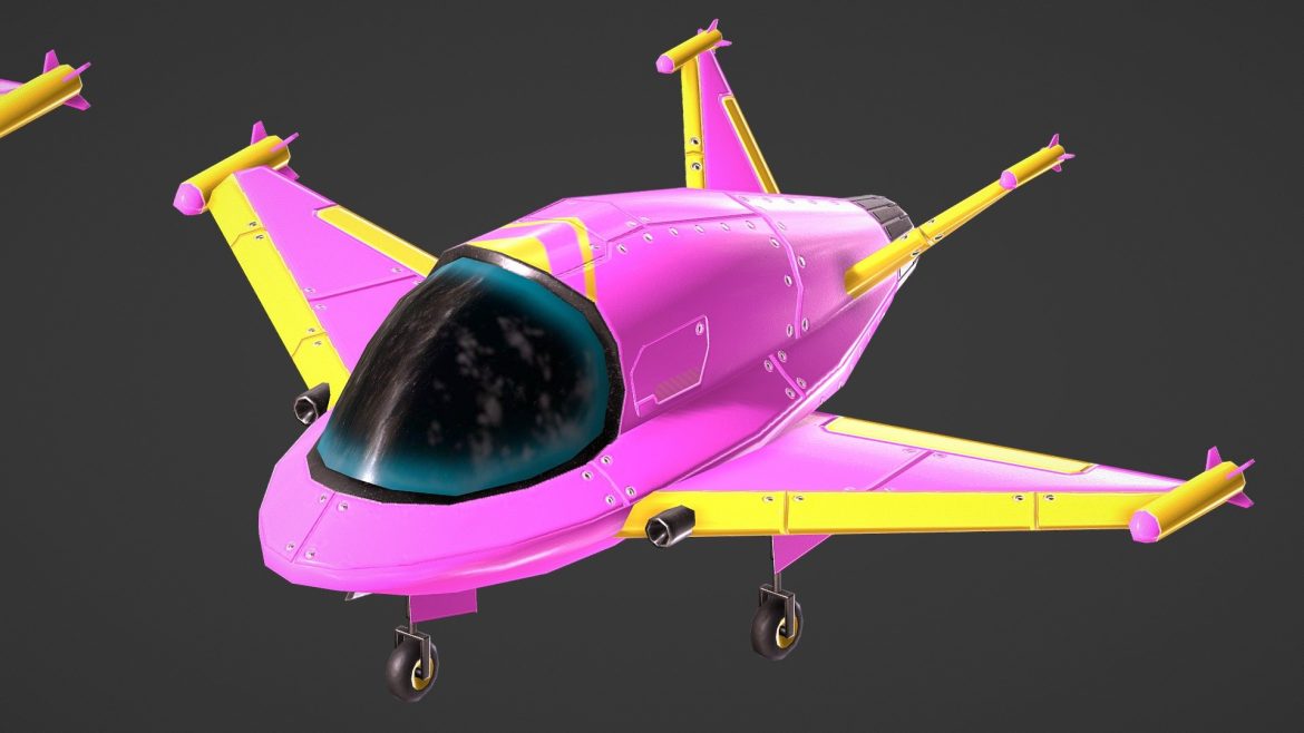 cartoon space ship girl pink.thumb