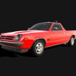 Compact Pickup ’78 – Low poly model