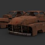 Derelict Dieselpunk Car