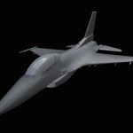 F-16 Fighting Falcon (F16; uv-unwrapped)