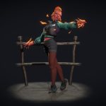 Flaming Skull Maiden – ArtWar 4