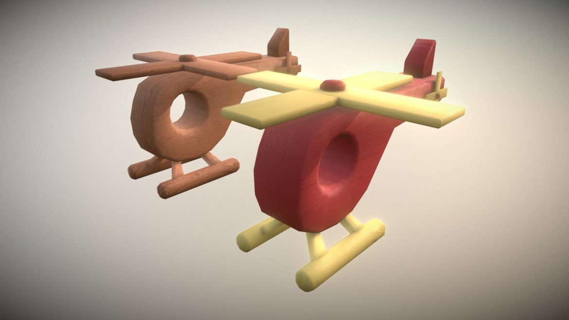 game ready wooden helicopter toy low poly.thumb