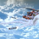 Helicopter prototype BH-500 action