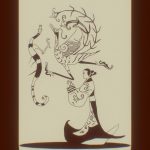 龍鳳仕女圖 Lady with Dragon and Phoenix 3D