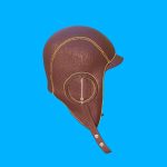 Leather Aviation Pilots Helmet