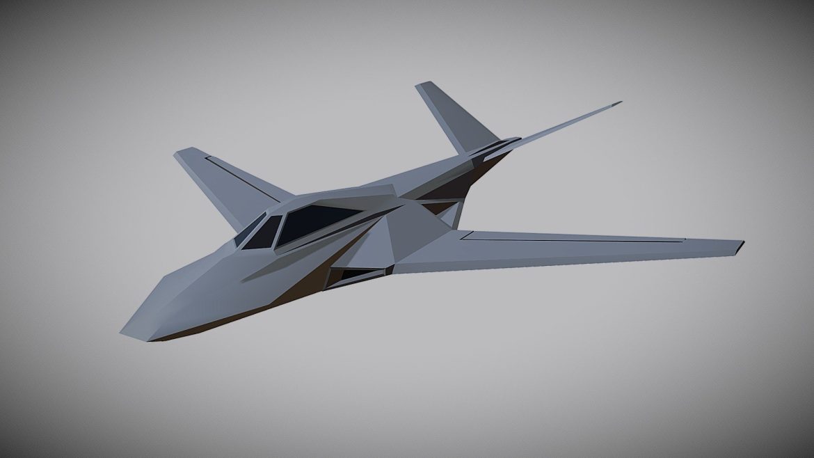 lowpoly spy aircraft.thumb