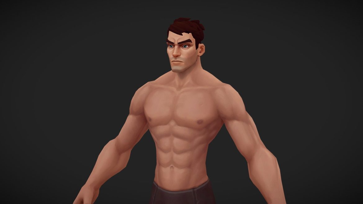 stylized male character.thumb