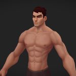 Stylized male character