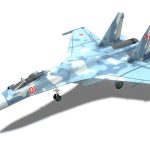 SU-27 Flanker Jet Fighter Aircraft